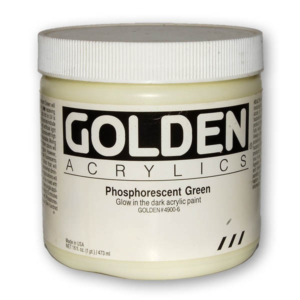 Golden Phosphorescent Acrylic Paint Golden Phosphorescent Acrylic Paint