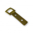 Strap Hanger, Brass Plated, 2-Hole