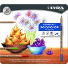 Lyra Rembrandt Polycolor Metal Box 24 