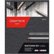 Caran D'ache Sketching Set, 14 pieces
