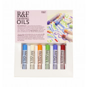 R and F Drawing Oils 12ml x 6 Modern Color Set
