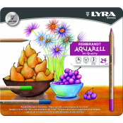 Lyra Rembrandt Aquarell Metal Box 24 