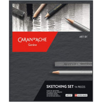 Caran D'ache Sketching Set, 14 pieces