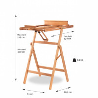 Museo Easel Barcelona Adjustable Horizontal Tilting Easel