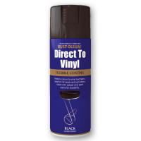 Rustoleum 400ml Areosol Direct To Vinyl Black Gloss